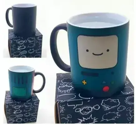 Mugs Mágicos Personalizados con Estampados que Aparecen con Calor